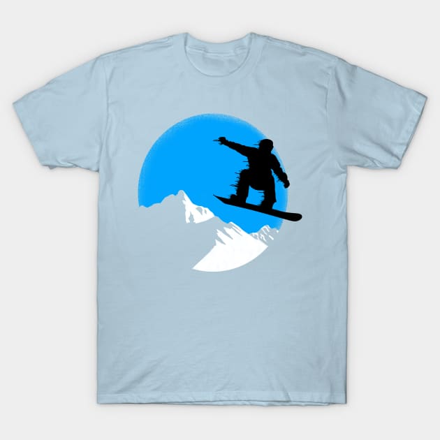 Snowboarding T-Shirt by Jirka Svetlik